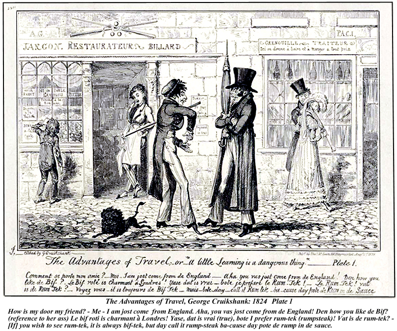 The Advantages of Travel 1824 G. Cruikshank 1